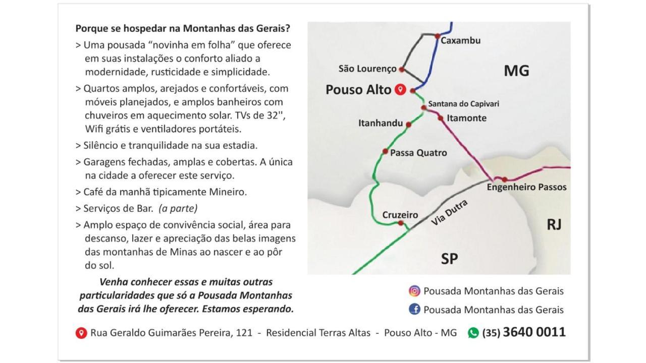 Pousada Montanhas Das Gerais Pouso Alto Exterior photo